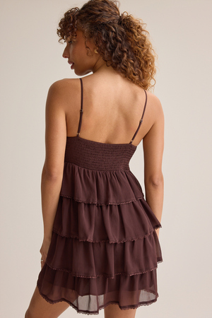 Saige Tiered Mini Dress - Altar'd State - 