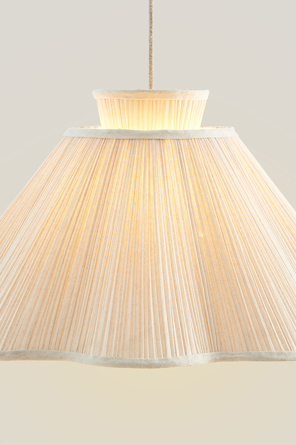 Maybelle Linen Pendant Detail 3 - Altar'd State