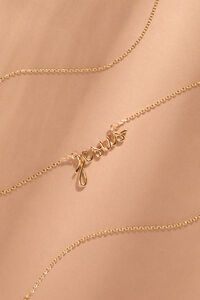 Jesus Charm Necklace Detail 2 - Altar'd State