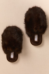 Elayna Fur Slipper - Altar'd State