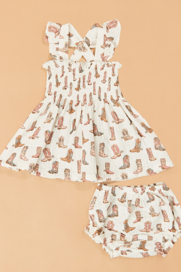 Future Cowgirl Smocked Tank & Bloomer - Altar'd State