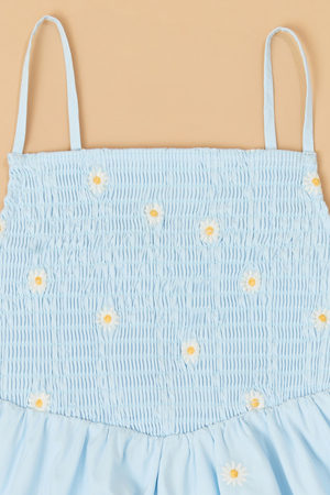 Daisy Dreams Smocked Embroidered Dress - Altar'd State - 