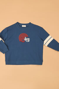 Frank Football Helmet Sweatshirt Detail 2 - Altar'd State