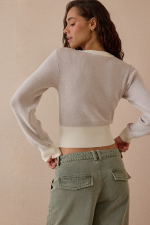 Gemma Striped Sweater - Altar'd State - 