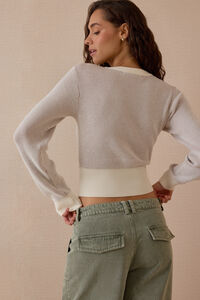 Gemma Striped Sweater Detail 4 - Altar'd State
