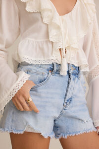 Anya Denim Short Detail 2 - Altar'd State