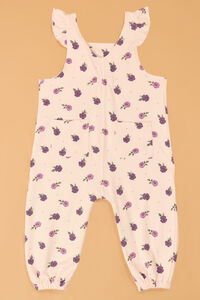 Janie Floral Flutter Overalls Detail 6 - Altar'd State
