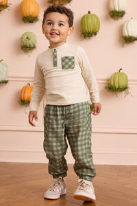 Hayes Gingham Cargo Toddler Pants - Altar'd State