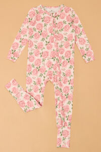 Zainy Floral Long Sleeve Romper Detail 2 - Altar'd State