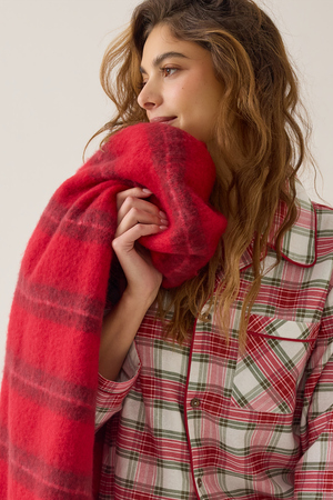 Plaid Wishes Pajama Set - Altar'd State - 