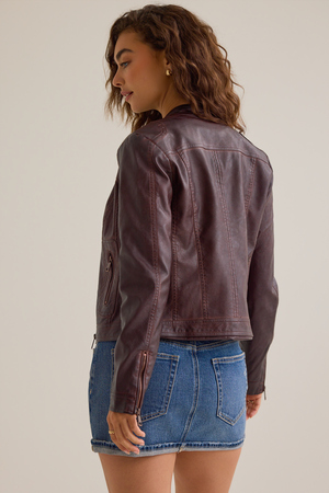 Ella Leather Jacket - Altar'd State