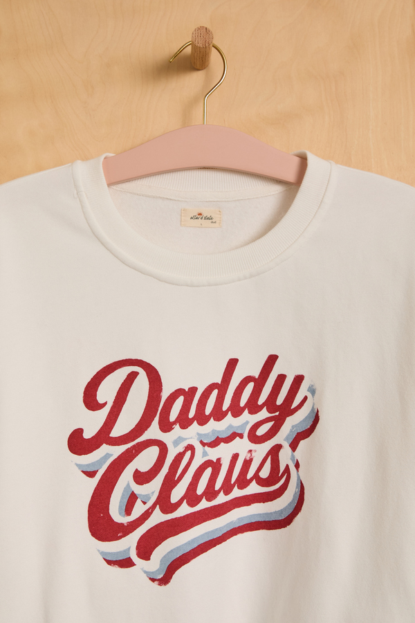 Daddy Claus Sweatshirt Detail 2 - Altar'd State