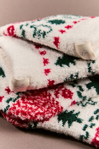 Christmas Tree Fairisle Cozy Sock Detail 3 - Altar'd State