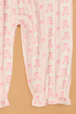 Kimberly Ballet Stripe Overalls - Altar'd State