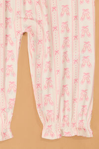 Kimberly Ballet Stripe Overalls Detail 2 - Altar'd State
