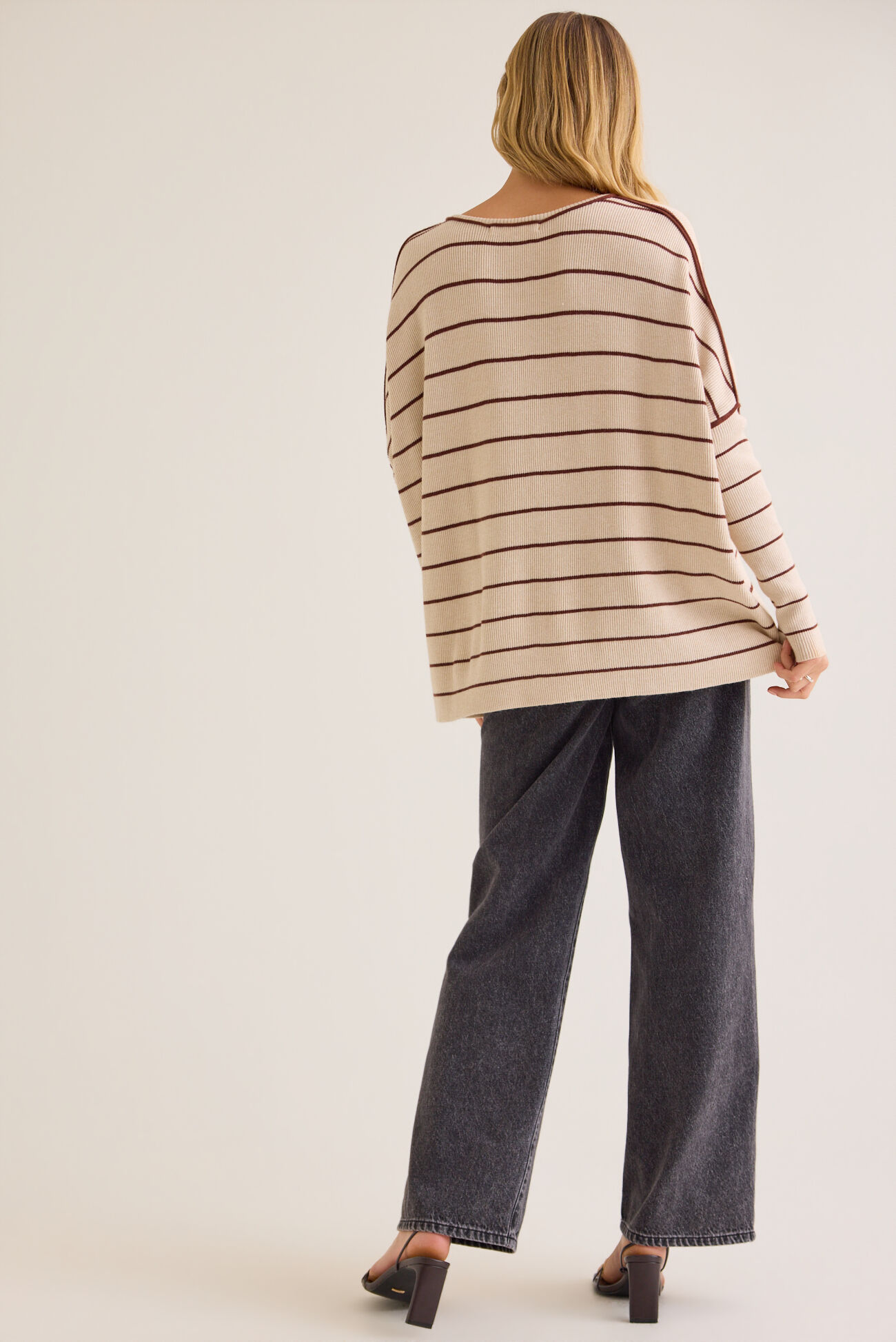Lisa Striped Knit Sweater