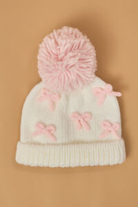 Bow Chunky Knit Beanie - Altar'd State