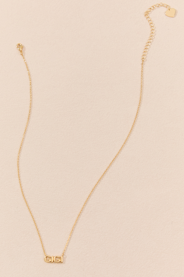 18K Gold Gigi Necklace Detail 2 - Altar'd State