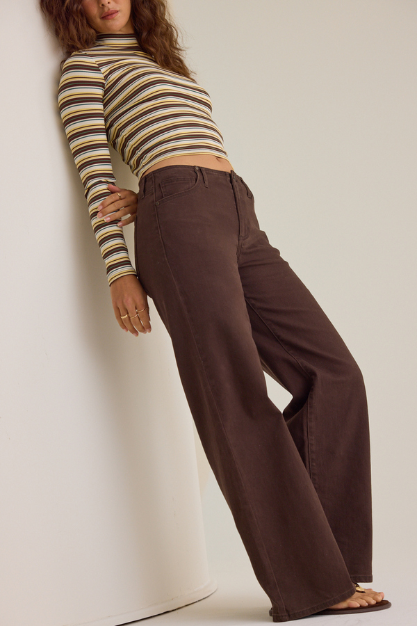 Emma Wide Leg Jeans Detail 3 - Altar'd State