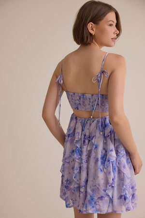Whitley Floral Mini Dress - Altar'd State - 