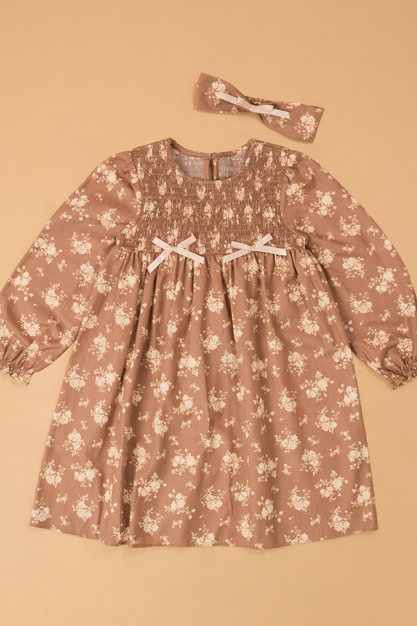 Elise Floral Puff Sleeve Dress - Altar'd State