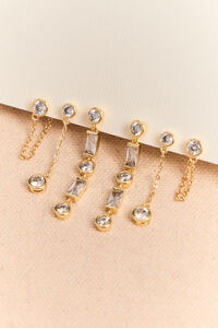 Bezel Drop Earring Set Detail 2 - Altar'd State