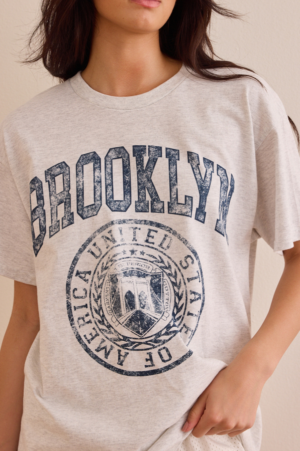 Brooklyn Oversize Tee Detail 2 - Altar'd State