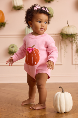 Hazel Pumpkin Sweater Bubble By Mudpie - Altar'd State - 
