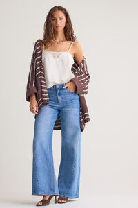 Georgie Chenille Slouch Cardigan Detail 2 - Altar'd State