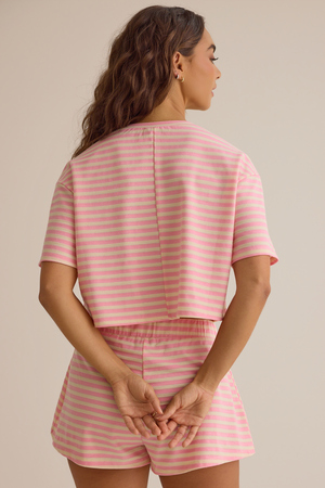 Nyra Stripe Relaxed Top - Altar'd State - 