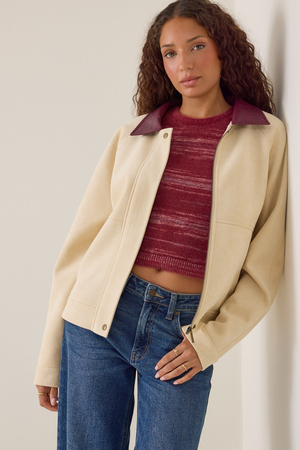 Quinn Suede Jacket - Altar'd State