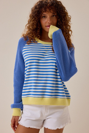 Bramley Stripe Sweater - Altar'd State - 