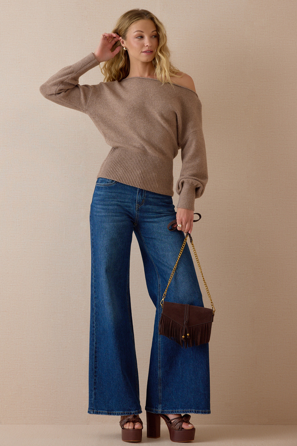 Marisol Boatneck Sweater Detail 2 - Altar'd State
