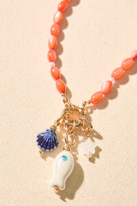 Enamel Fish Beaded Necklace Detail 3 - Altar'd State