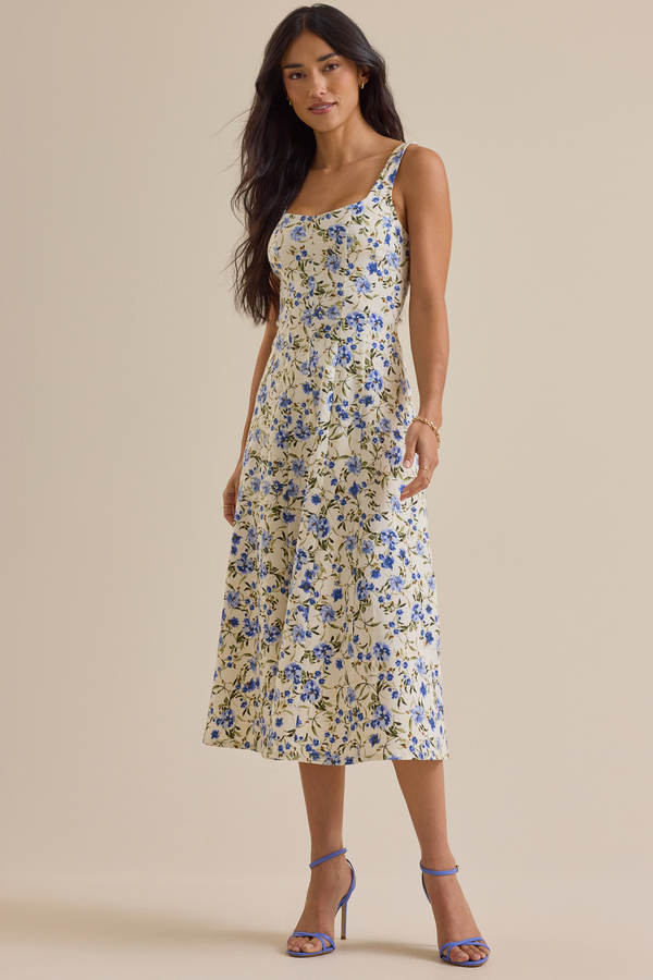 Jeane Midi Dress Detail 3 - Altar'd State