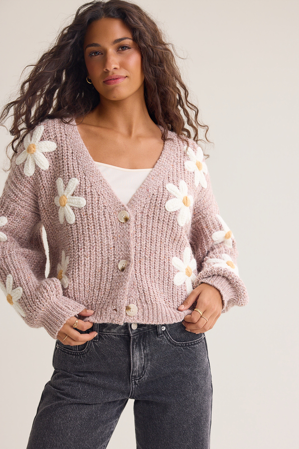Soraya Daisy-Knit Sweater Detail 4 - Altar'd State