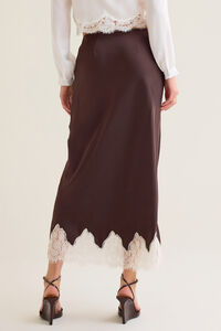 Sorella Lace Trim Maxi Skirt Detail 6 - Altar'd State
