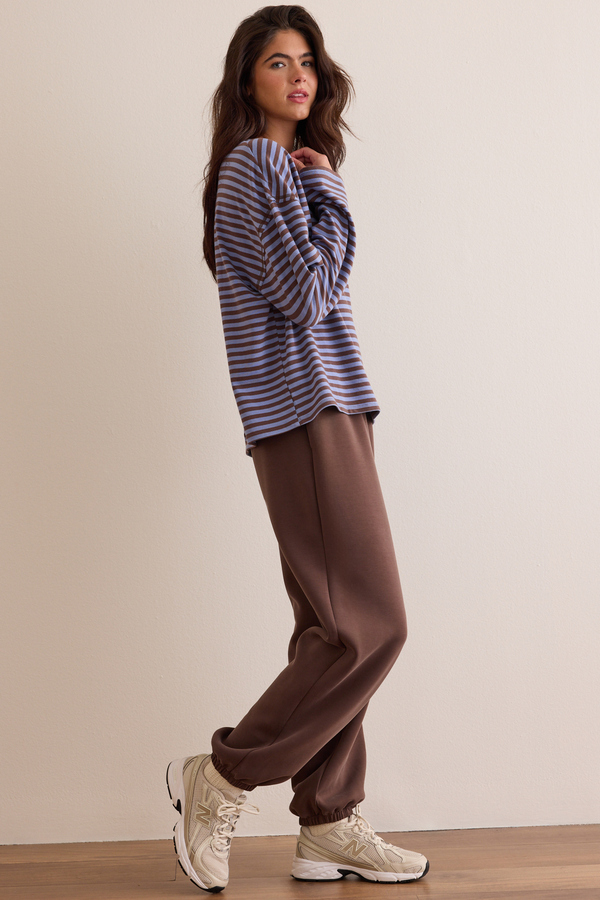 Inspire Stripe Boxy Tee Detail 2 - Altar'd State