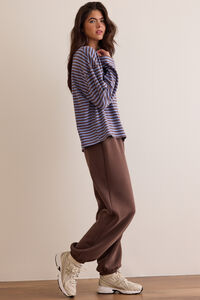 Inspire Stripe Boxy Tee Detail 2 - Altar'd State