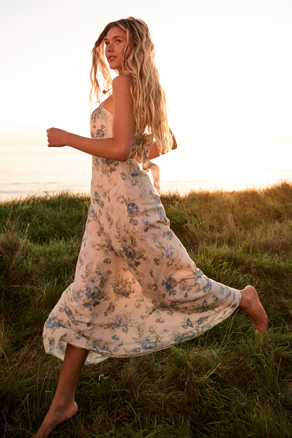 astr primrose floral strappy back maxi dress ASTR Primrose Maxi Dress