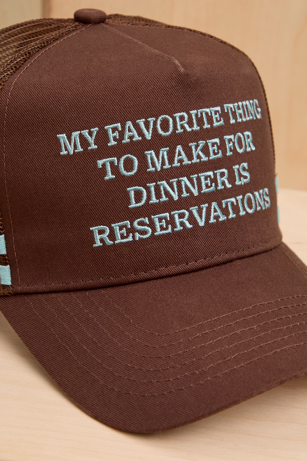 Dinner Reservations Trucker Detail 2 - Altar'd State