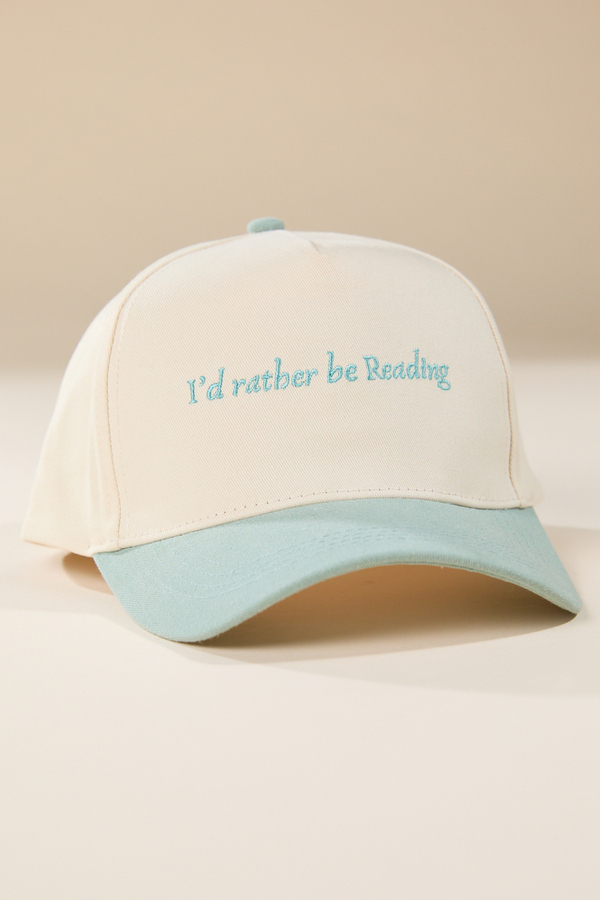 I'd Rather Be Reading Baseball Hat - Altar'd State