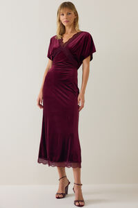 Mckenna Velvet Maxi Dress Detail 2 - Altar'd State