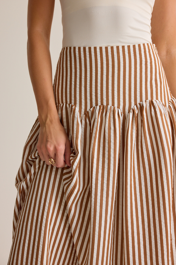 Clover Drop Waist Skirt Detail 2 - Altar'd State