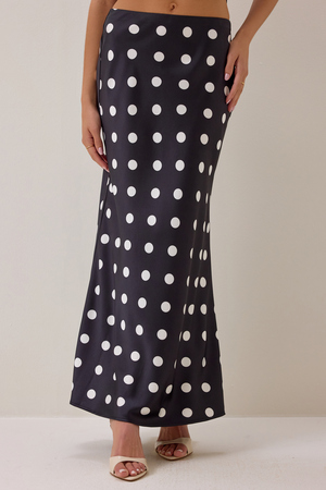 Nancie Polka Dot Maxi Skirt - Altar'd State - 