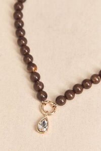 Beaded Bezel Charm Necklace - Altar'd State