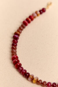 Mulled Wine Beaded Necklace Detail 3 - Altar'd State