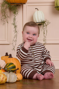Arthur Striped Long Sleeve Jumpsuit - Altar'd State