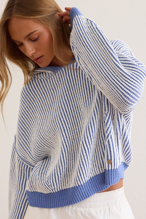 Cozy Ribbed Haven Hoodie - Altar'd State - 