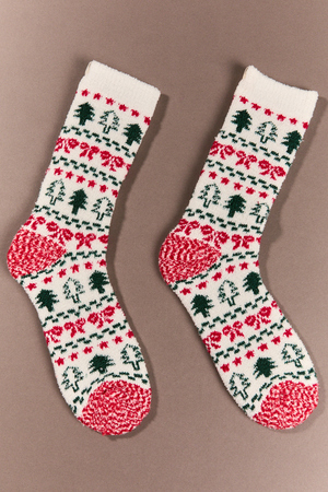 Christmas Tree Fairisle Cozy Sock - Altar'd State